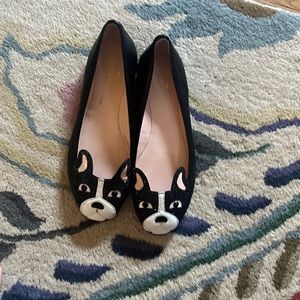 Kate Spade Frenchie Dog Flats
